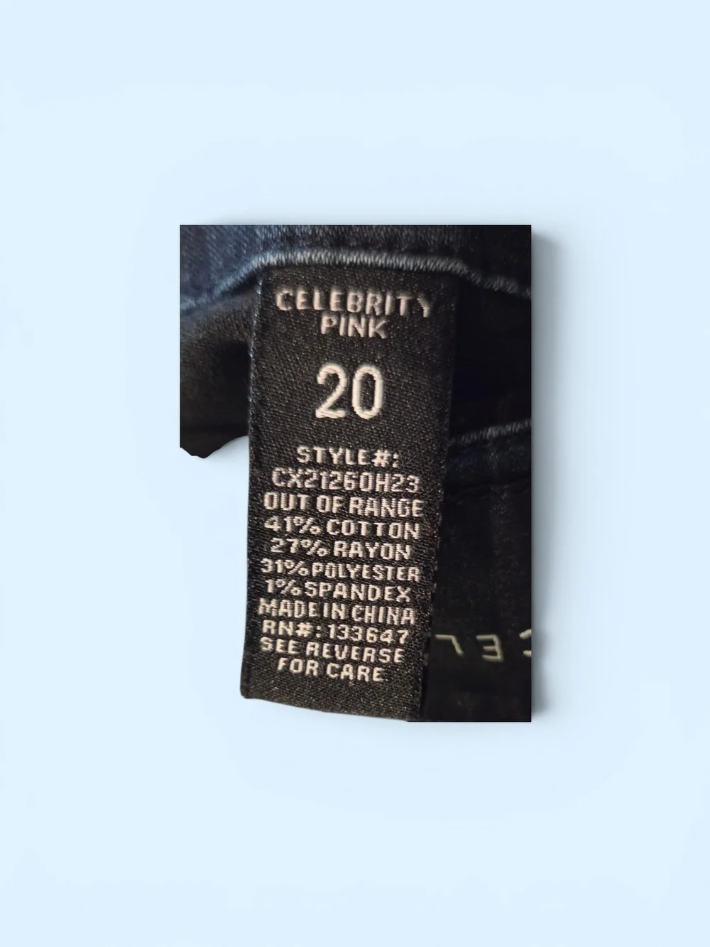 Celebrity Pink Women's Mid-Rise Skinny Jeans (Size 20 Inseam 28) **